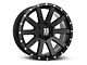 XD Heist Satin Black 6-Lug Wheel; 20x9; 18mm Offset (19-24 Sierra 1500)