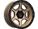 XD Portal Satin Bronze with Satin Black Lip 6-Lug Wheel; 17x9; -12mm Offset (14-18 Sierra 1500)
