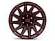 XD Specter Gloss Black with Red Tint 6-Lug Wheel; 20x10; -18mm Offset (19-24 Sierra 1500)