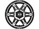 XD Spy II Gloss Black Machined 6-Lug Wheel; 20x9; 18mm Offset (19-24 Sierra 1500)