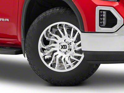 XD Tension Chrome 6-Lug Wheel; 20x10; -18mm Offset (19-24 Sierra 1500)