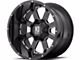 XD Buck 25 Gloss Black Milled 8-Lug Wheel; 20x9; 18mm Offset (20-24 Sierra 2500 HD)