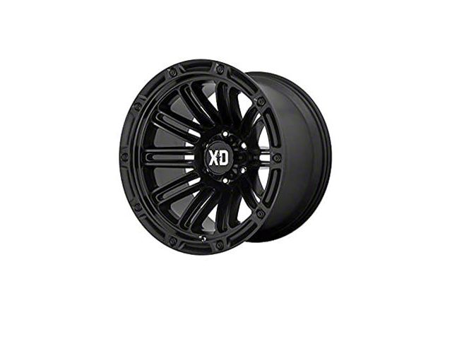 XD Double Deuce Satin Black with Dark Tint 8-Lug Wheel; 20x12; -44mm Offset (07-10 Sierra 2500 HD)