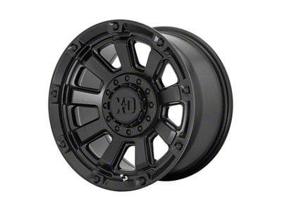 XD Gauntlet Satin Black 8-Lug Wheel; 20x9; 0mm Offset (20-24 Sierra 3500 HD SRW)