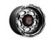 XD Demodog Satin Black Gray Tint 6-Lug Wheel; 20x12; -44mm Offset (19-24 Silverado 1500)