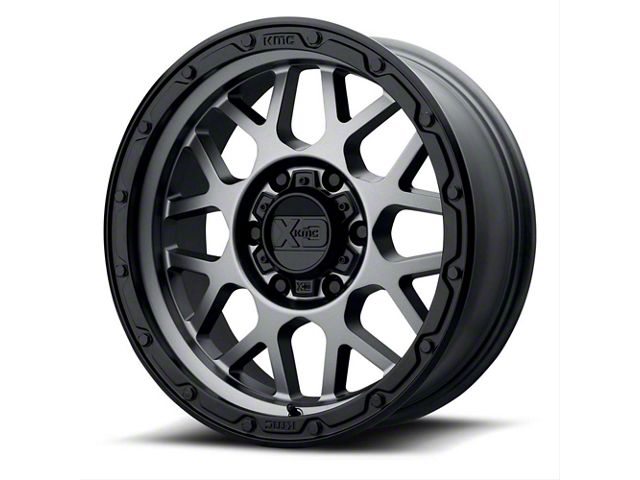 XD Grenade OR Matte Gray 6-Lug Wheel; 20x9; 18mm Offset (19-24 Silverado 1500)