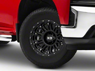 XD Hoss II Gloss Black 6-Lug Wheel; 17x9; -12mm Offset (19-24 Silverado 1500)