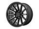 XD Luxe Gloss Black Machined with Gray Tint 6-Lug Wheel; 20x9; 18mm Offset (19-24 Silverado 1500)