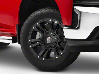 XD Monster II Matte Black 6-Lug Wheel; 20x9; 18mm Offset (19-24 Silverado 1500)