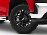 XD Monster Matte Black 6-Lug Wheel; 18x9; 18mm Offset (19-24 Silverado 1500)