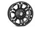XD Monster Matte Black 6-Lug Wheel; 18x9; 18mm Offset (19-24 Silverado 1500)