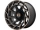 XD Onslaught Satin Black with Bronze Tint 6-Lug Wheel; 17x9; -12mm Offset (19-24 Silverado 1500)