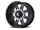 XD Riot Matte Black Machined 6-Lug Wheel; 20x12; -44mm Offset (19-24 Silverado 1500)