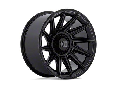 XD Specter Gloss Black with Gray Tint 6-Lug Wheel; 20x10; -18mm Offset (19-24 Silverado 1500)