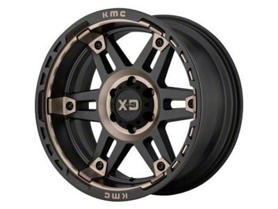 XD Spy II Satin Black Dark Tint 6-Lug Wheel; 20x9; 0mm Offset (19-24 Silverado 1500)