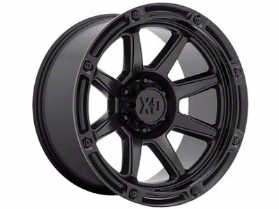 XD Titan Satin Black 6-Lug Wheel; 20x10; -18mm Offset (19-24 Silverado 1500)