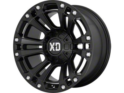 XD XD851 Satin Black 6-Lug Wheel; 20x10; -18mm Offset (19-24 Silverado 1500)