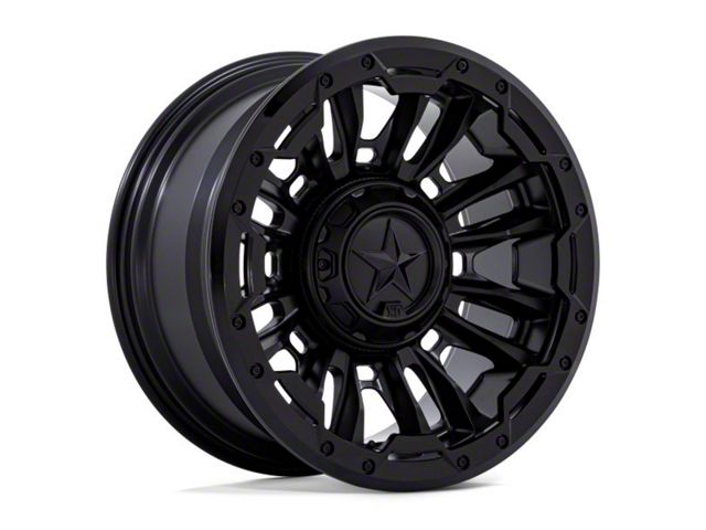 XD Bomber Matte Black 8-Lug Wheel; 20x10; -18mm Offset (07-10 Silverado 2500 HD)