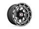 XD Onslaught Gloss Black Milled 8-Lug Wheel; 20x10; -18mm Offset (07-10 Silverado 2500 HD)