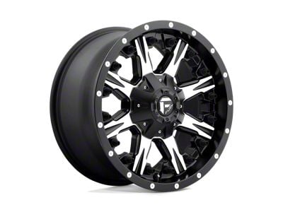 XD Rockstar II Matte Black Machined 8-Lug Wheel; 20x12; -44mm Offset (20-25 Silverado 2500 HD)