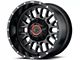 XD Snare Satin Black 8-Lug Wheel; 20x9; 18mm Offset (20-24 Silverado 2500 HD)