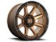 XD Titan Matte Bronze with Black Lip 8-Lug Wheel; 20x9; 0mm Offset (07-10 Silverado 2500 HD)
