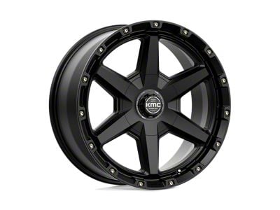 XD Clamp Gloss Black Milled 8-Lug Wheel; 22x10; -18mm Offset (07-10 Silverado 3500 HD SRW)