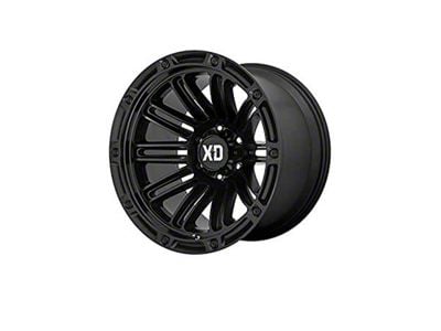 XD Double Deuce Satin Black with Dark Tint 8-Lug Wheel; 20x12; -44mm Offset (07-10 Silverado 3500 HD SRW)