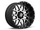 XD Grenade Satin Black Machined Face 8-Lug Wheel; 20x10; -24mm Offset (07-10 Silverado 3500 HD SRW)