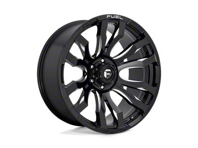 XD Rover Satin Black with Gloss Black Lip 8-Lug Wheel; 20x9; 18mm Offset (20-24 Silverado 3500 HD SRW)
