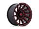 XD Specter Gloss Black with Red Tint 8-Lug Wheel; 20x10; -18mm Offset (07-10 Silverado 3500 HD SRW)