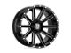 XD Spy II Satin Black Dark Tint 8-Lug Wheel; 17x9; -12mm Offset (07-10 Silverado 3500 HD SRW)