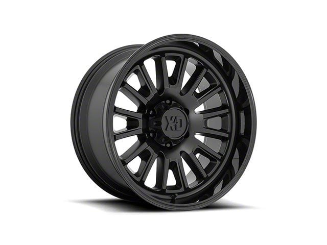 XD Rover Satin Black with Gloss Black Lip 6-Lug Wheel; 20x10; -18mm Offset (21-24 Tahoe)