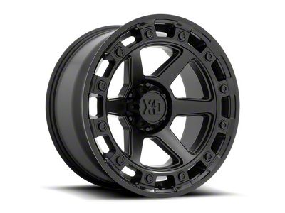 XD Raid Satin Black 6-Lug Wheel; 17x9; 0mm Offset (21-24 Yukon)