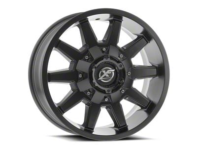 XF Offroad XF-219 Matte Black 8-Lug Wheel; 17x9; 0mm Offset (01-06 Sierra 2500 HD)