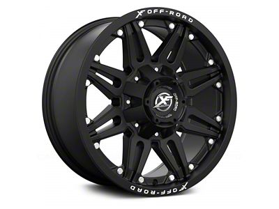 XF Offroad XF-204 Matte Black 8-Lug Wheel; 20x14; -76mm Offset (01-06 Sierra 3500 HD SRW)