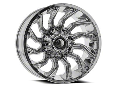 XF Offroad XF-224 Chrome 8-Lug Wheel; 22x12; -44mm Offset (01-06 Sierra 3500 HD SRW)