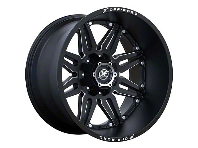 XF Offroad XF-204 Matte Black 8-Lug Wheel; 20x9; 12mm Offset (03-09 RAM 2500)