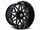 XF Offroad XF-211 Gloss Black Milled 8-Lug Wheel; 20x10; -12mm Offset (03-09 RAM 2500)