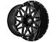 XF Offroad XF-211 Gloss Black Milled 8-Lug Wheel; 20x10; -12mm Offset (03-09 RAM 2500)