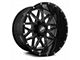 XF Offroad XF-211 Gloss Black Milled 8-Lug Wheel; 20x10; -24mm Offset (03-09 RAM 2500)