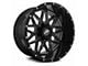 XF Offroad XF-211 Gloss Black Milled 8-Lug Wheel; 22x12; -44mm Offset (03-09 RAM 2500)