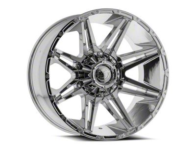 XF Offroad XF-220 Chrome 8-Lug Wheel; 20x12; -44mm Offset (03-09 RAM 3500 SRW)