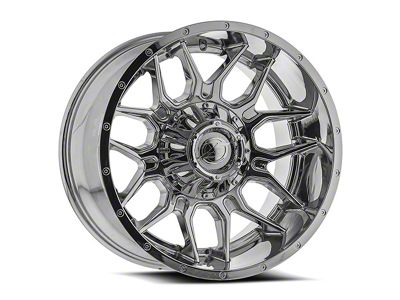 XF Offroad XF-222 Chrome 8-Lug Wheel; 20x12; -44mm Offset (03-09 RAM 3500 SRW)