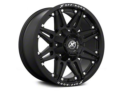 XF Offroad XF-204 Matte Black 6-Lug Wheel; 17x9; 12mm Offset (04-08 F-150)