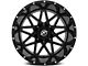 XF Offroad XF-211 Gloss Black Milled 6-Lug Wheel; 24x14; -76mm Offset (04-08 F-150)