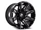 XF Offroad XF-218 Gloss Black Milled 6-Lug Wheel; 20x10; -12mm Offset (04-08 F-150)