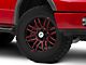 XF Offroad XF-232 Gloss Black Red Milled 6-Lug Wheel; 20x9; 0mm Offset (04-08 F-150)