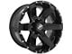 XF Offroad XF-214 Gloss Black with Gloss Black Inserts 6-Lug Wheel; 22x12; -44mm Offset (07-13 Sierra 1500)