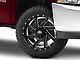 XF Offroad XF-205 Gloss Black Milled 6-Lug Wheel; 20x9; 0mm Offset (07-13 Silverado 1500)